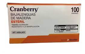 CRANBERRY BAJALENGUAS ESTERIL 100UN
