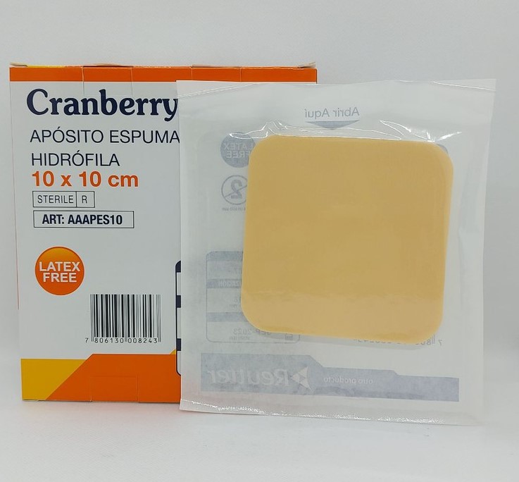 Cranberry Espuma Hidrófila 10 x 10 cm | Unidad