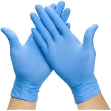 Guante de Nitrilo Azul Talla XS 100 un