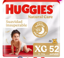 HUGGIES NATURAL CARE XG 52 UN