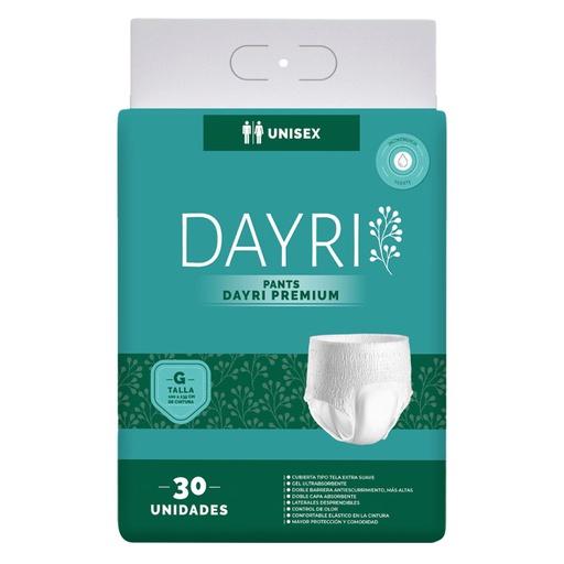 Dayri Pants Adulto Premium G | 30 Un