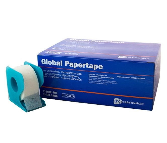 GHC Tela Adhesiva Microporosa Blanca 25 mm x 9,1 m