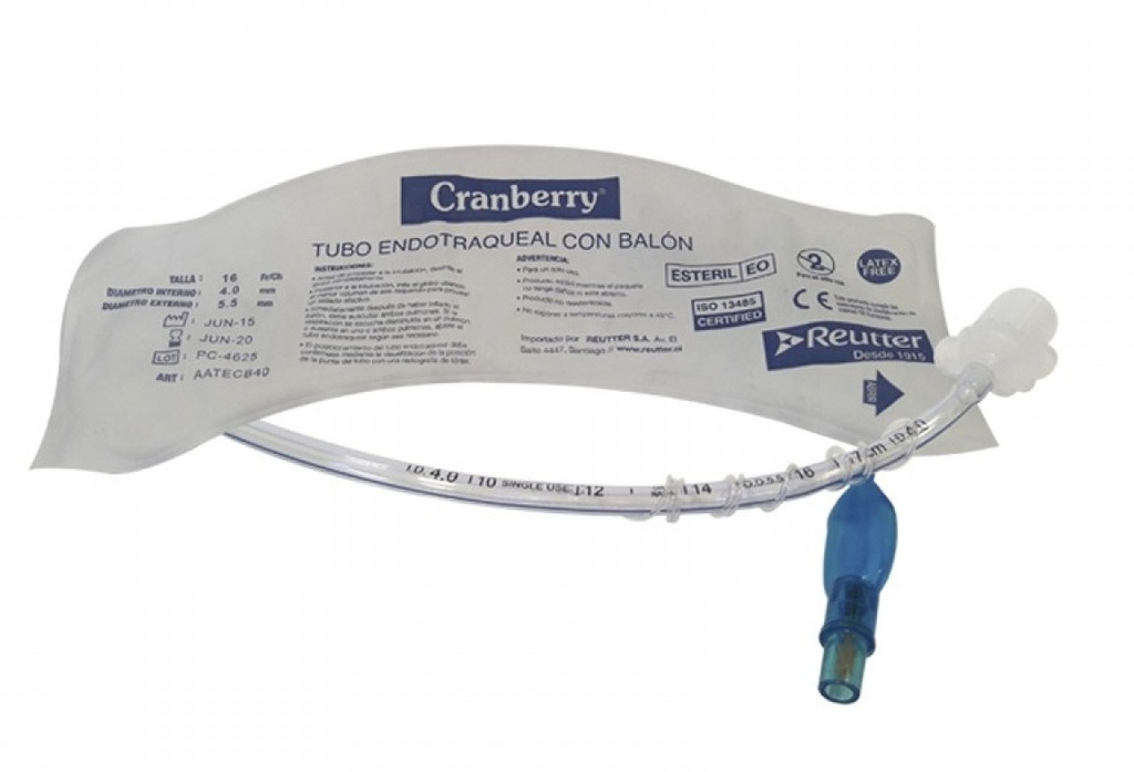 Cranberry Tubo Endotraqueal con Balón 7 mm | Unidad