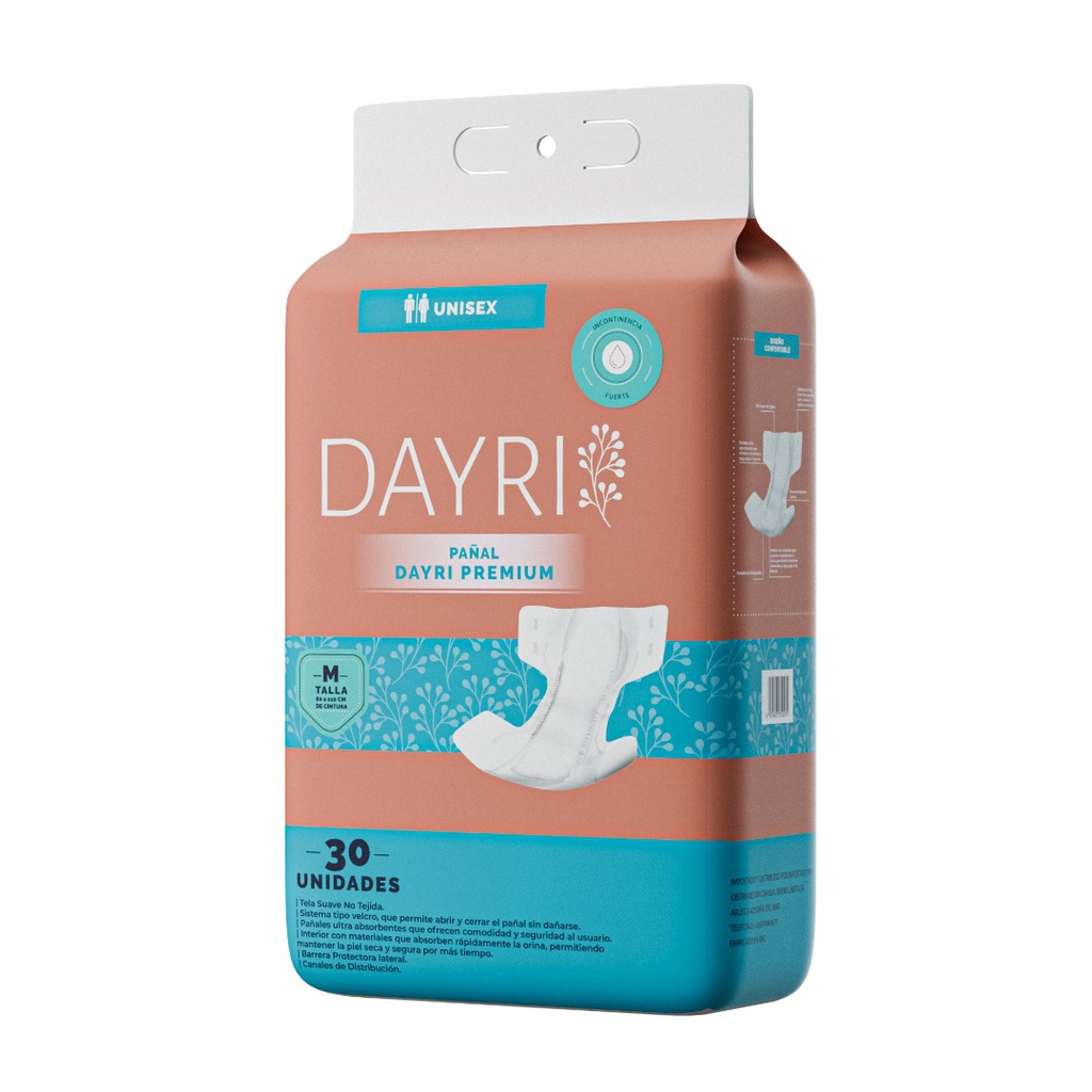 DAYRI PAÑAL PREMIUM  M 30 UN