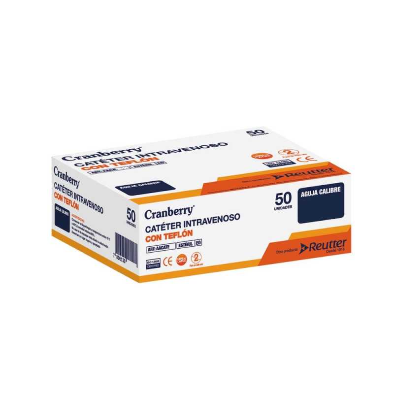 Cranberry Catéter Intravenoso 20G x 1/4 Unidad