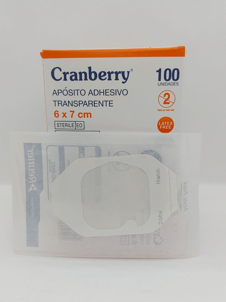 Cranberry Apósito Adhesivo Transparente 6 x 7 cm  Unidadx7 CM UN