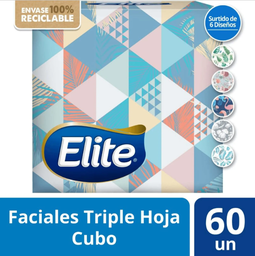 [16810] Elite Pañuelos Faciales Diseño | Caja 60 un