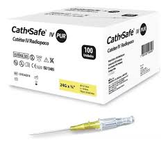 CathSafe CATETER INTRAVENOSO  24GX3/4