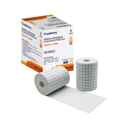 [AAVEFIJ2] Cranberry Venda Adhesiva de Fijación Stretch 10 cm x 10 mt | Rollo