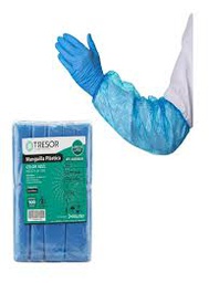 [AAMANQUB] Tresor Manguilla Plástica AZUL | 100 un