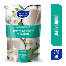[JA037] Ballerina Jabón Líquido Coco Jazmín 750 ml | Unidad