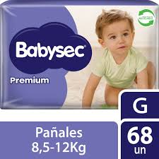[PI141] Babysec Premium Talla G | 68 Unidades